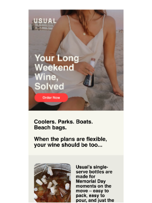 USUAL Wines - Your Long Weekend Wine, Solved