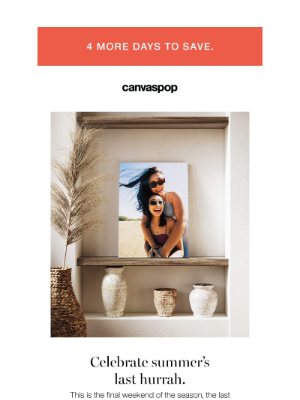 CanvasPop - 55% off and Free Shipping is waiting! 📸