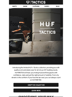 Tactics - HUF x Tactics Collection 🚧