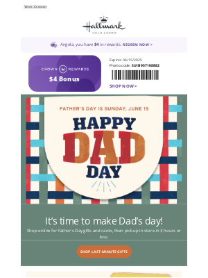 Hallmark - Your $4 expires soon! ⏰