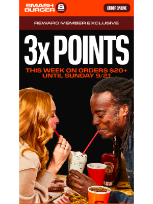 Smashburger - 3X Points on Every Bite ✨​
