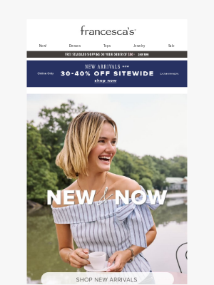 francesca's - New Arrivals You'll Love Now 30-40% Off! 🔥