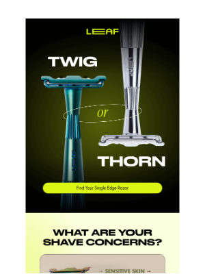 Leaf Shave - The Right Single Edge for You 😌