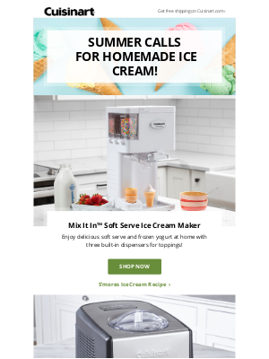 Cuisinart - Win a free ice cream maker!