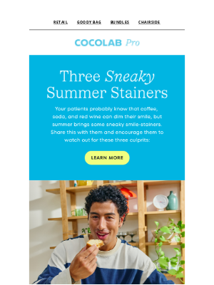 Cocofloss - Do your patients know this stains their teeth?