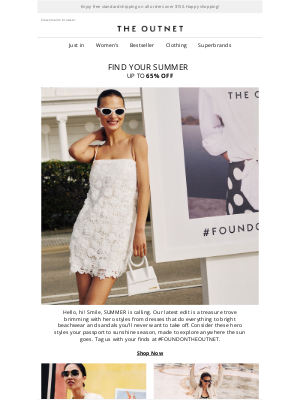 THE OUTNET - Smile! our SUMMER edit has launched