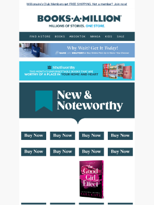 Books-A-Million - NEW from Lauren Roberts, Jonathan Cahn + MORE