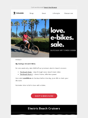 Tower Paddle Boards - 🔥 $400 Off Tower E-Bikes – This Week Only
