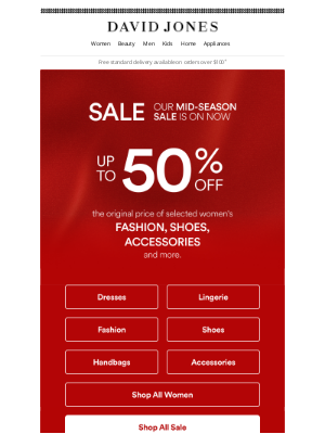 David Jones (Australia) - SALE | Big Deals On Big Brands