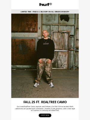 HUF Worldwide - Fall 25 Delivery 2 Out Now