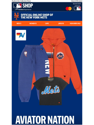 Mlbshop - Just Dropped: Aviator Nation x New York Mets