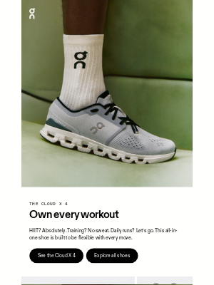 On Running - ☁️ Have you seen the Cloud X 4?