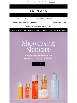 Sephora (Australia) - Give your skin a glow up