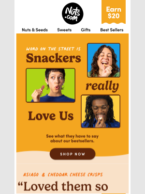 Nuts - Don’t just take our word for it