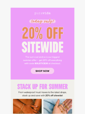 Pura Vida Bracelets - Flash Sale! ☀️20% Off Sitewide
