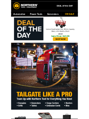 Northern Tool + Equipment - Get Game Day Ready with Tailgating Essentials!
