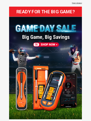 ThermoPro - Prepare for The Big Game🏈Save on ThermoPro Thermometers