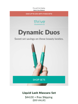 Thrive Causemetics - Save on Our Best-Selling Sets!