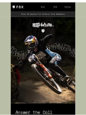 Fox Racing - Hello. This is Your Future Calling.