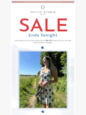 Petite Studio - Sale Ends Tonight