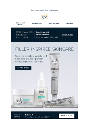 RoC Skincare - Visibly Plump Lips, Refill Lines