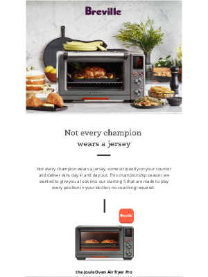 Breville - Not every champion wears a jersey