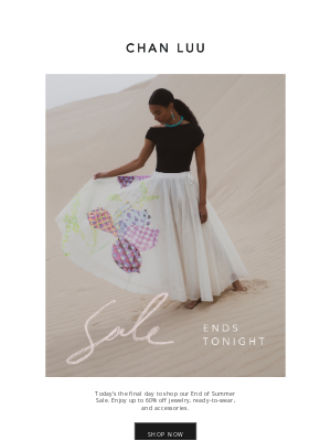 chanluu.com - The Sale Ends Tonight