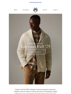 Greyson Clothiers - Greyson Fall ‘25 Lookbook