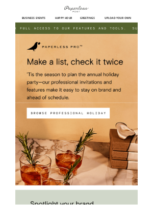 Paperless Post - Impressive holiday parties start here