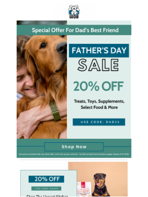 White Dog Bone - Final Hours! 20% OFF Father's Day Sale