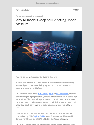 IBM - Research: AIs crack under pressure to be “right” in tests