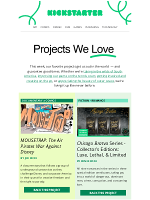 Kickstarter - Fun follows us