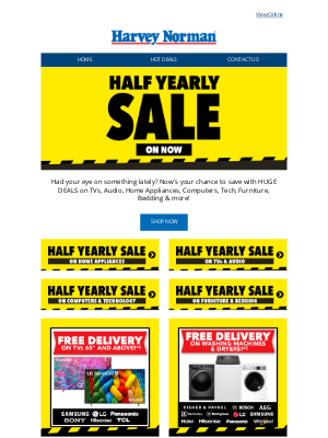 Harvey Norman (New Zealand) - Shop HUGE Half Yearly Deals Today! 🤩