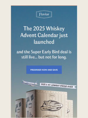 Flaviar - Buy 2 & Save $100: Whiskey Advent Calendar