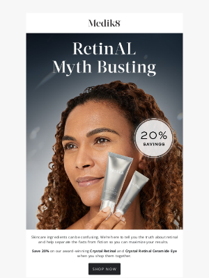 Medik8 - 20% Savings + Retinal Truths You Need to Know ✨