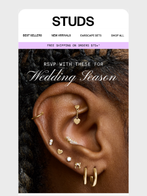 Studs - RSVP-ready Earscapes 🎀✨