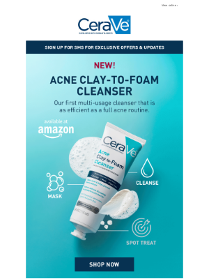 CeraVe - Discover our NEW Acne Clay-to-Foam Cleanser
