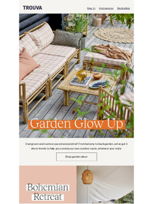 Trouva - 3 garden trends to try this summer 🪴