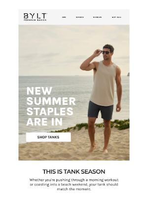 BYLT Basics - No Sleeves. No Limits. ☀️