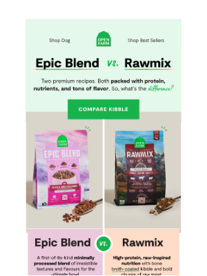 Open Farm - Epic Blend vs. RawMix