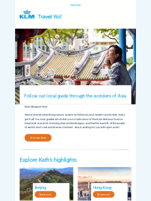 KLM - Let's discover Asia!