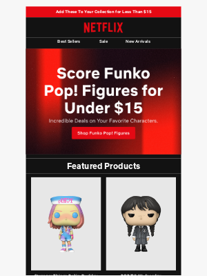 Netflix - Pop Off! Shop Funko Pops Under $15