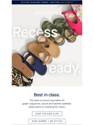 Rothy's - NEW Kid (Clog) in class! 🎒