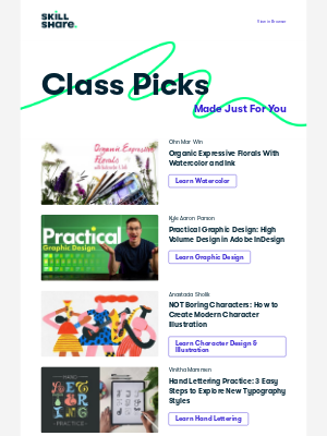 Skillshare - Delores's Recommended Classes