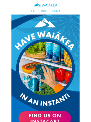 Waiakea Hawaiian Volcanic Water - In a pinch? 📦💧