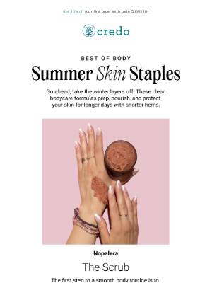 Credo Beauty - Summer musts: sunscreen, bugs spray & more