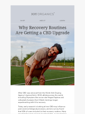 Joy Organics - Can CBD really help with post-workout soreness?