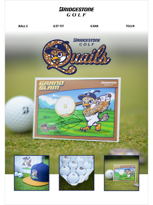 Bridgestone Golf - Only A Few Left! Quails Kit with Collectible Jason Day Autograph Gold Card