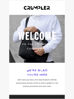 Crumpler (AU) - Thanks for signing up!