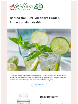 Wellness Resources - Behind the Buzz: Alcohol's Hidden Impact on Gut Health
